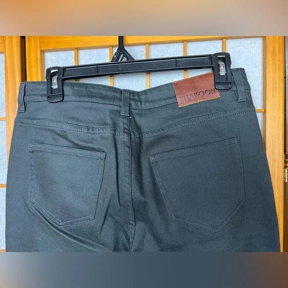 NWT Thakoon Charcoal Straight-Leg Jeans size 8 - Picture 8 of 13